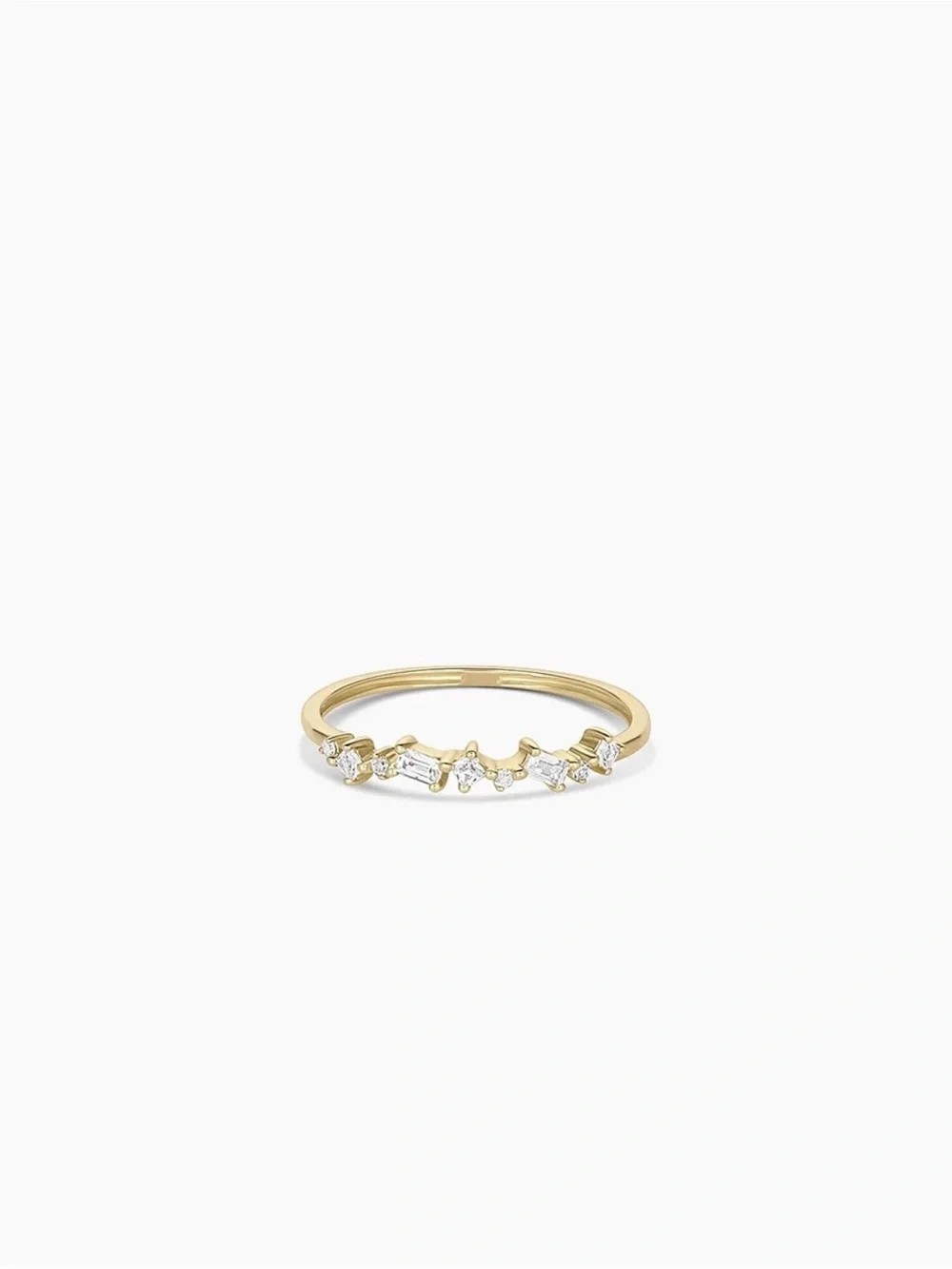 Delicate Gold Starline Ring - Gold